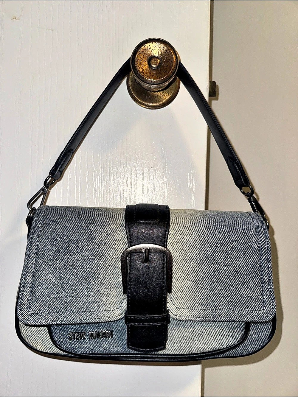 Steve Madden BTORRID Denim Shoulder Bag